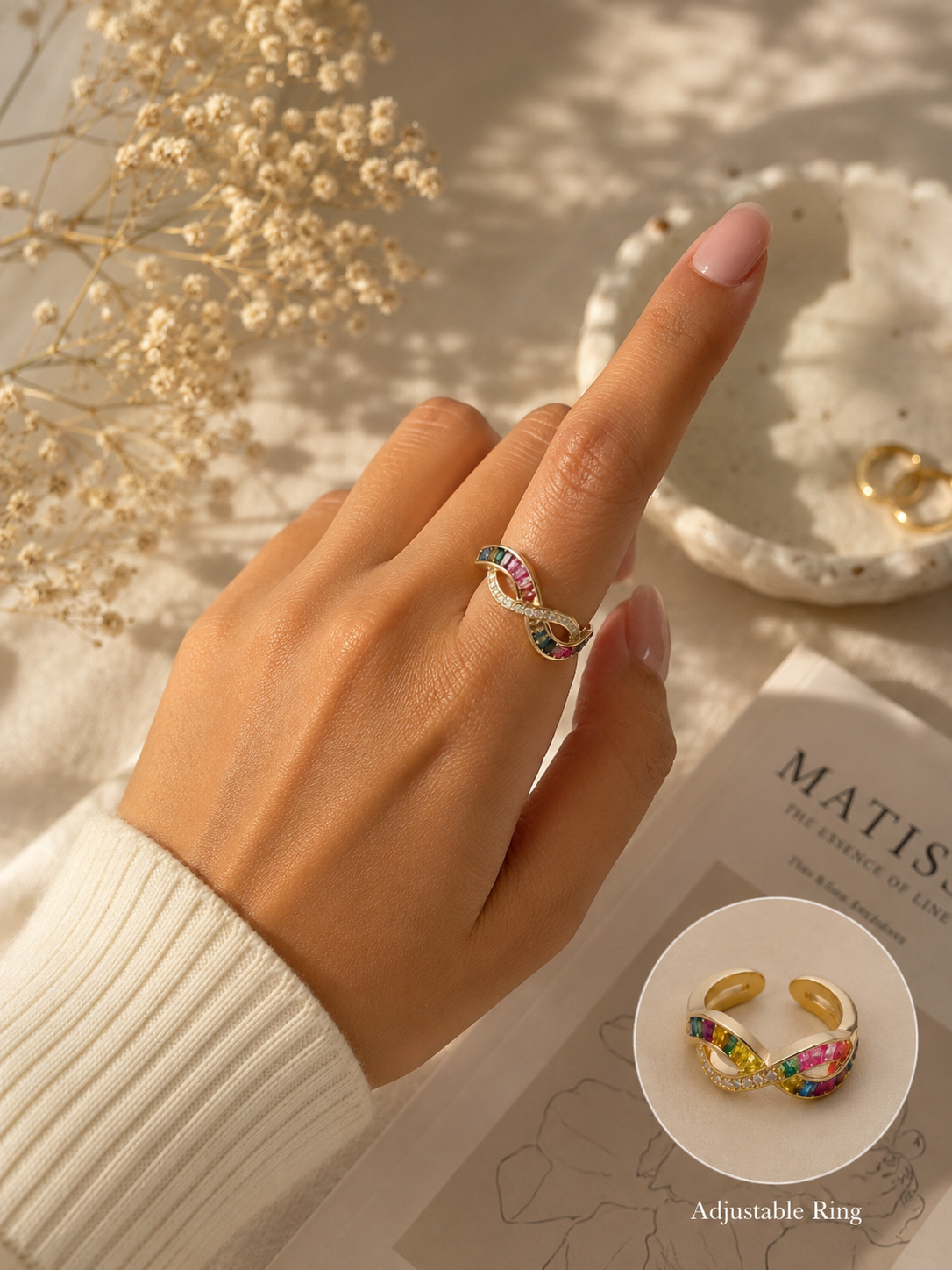 Infinity Luxe Adjustable Ring