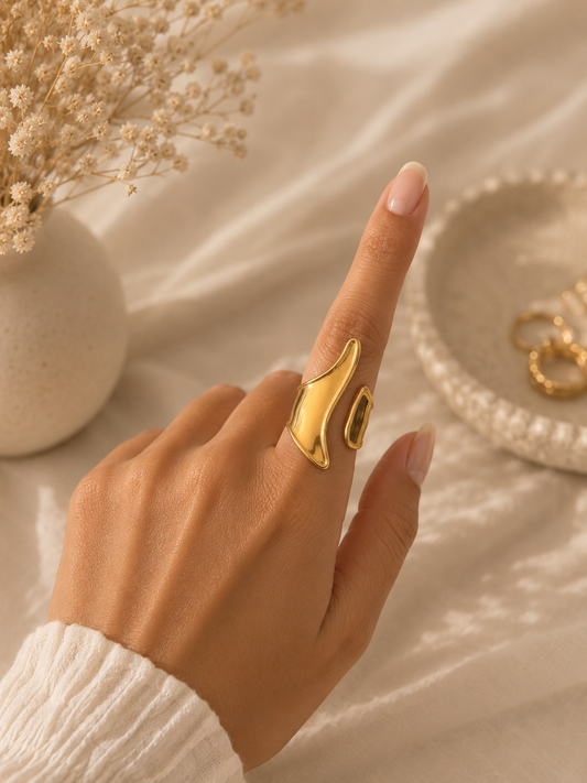 Aurora Sculpt Adjustable Ring