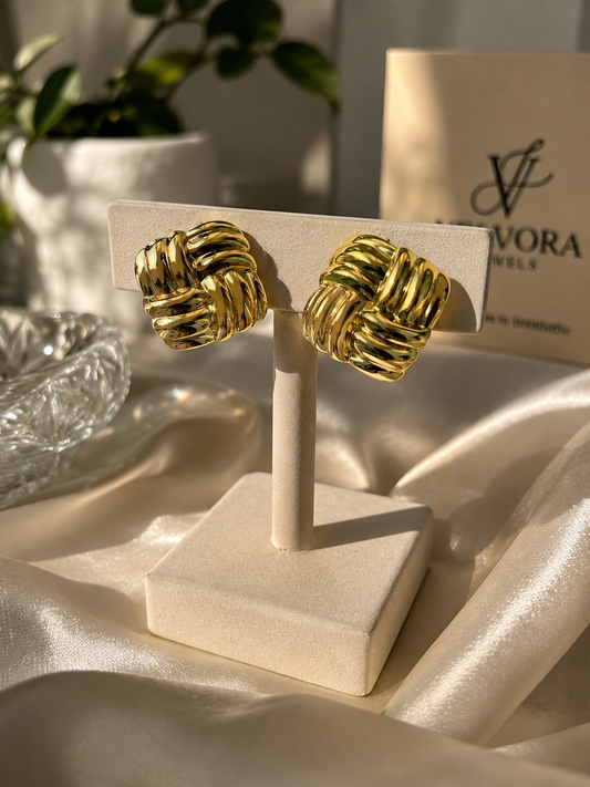 Vintage Luxe Knot Earrings