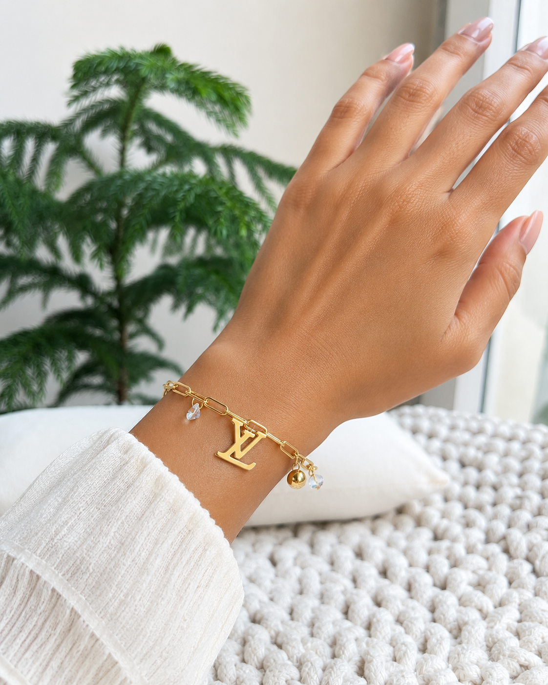 LV Luxe Charm Bracelet